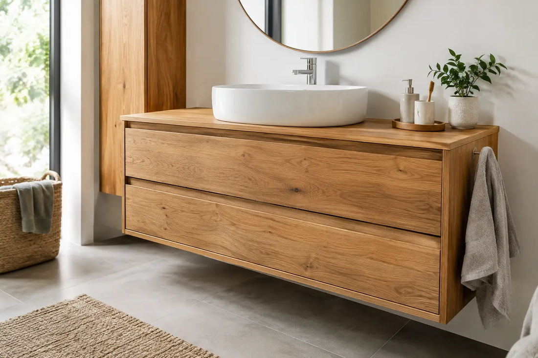 Waschtischunterschrank aus Holz richtig planen