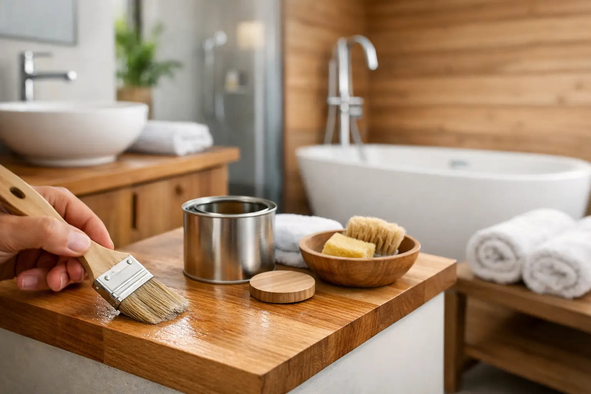 Wie schützt man Holz im Badezimmer richtig?
