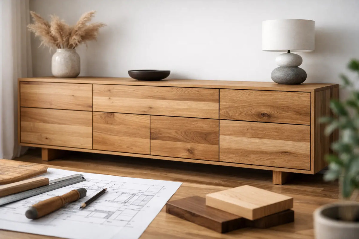 Sideboard aus Massivholz nach Maß planen