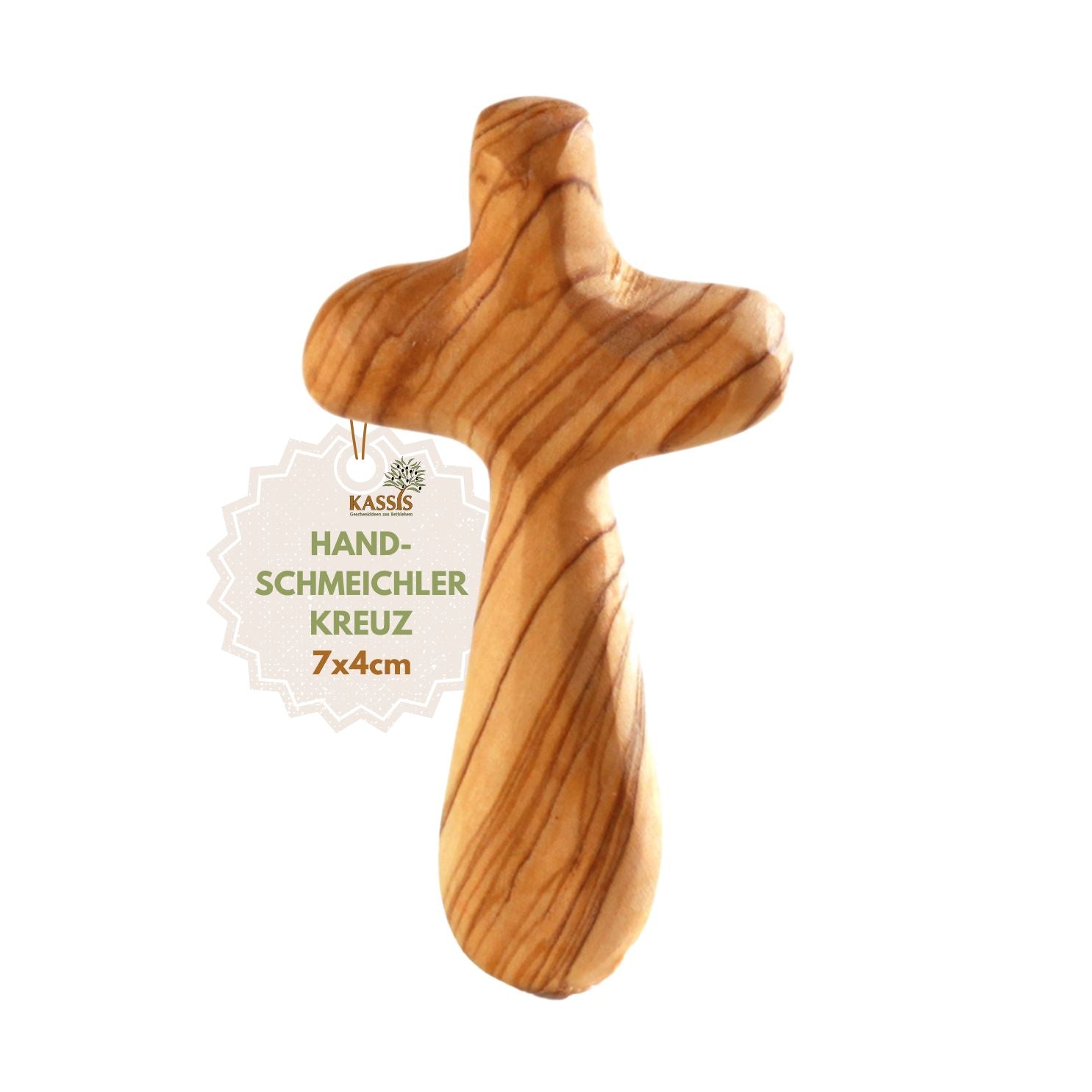 Olivenholz Kreuz Handschmeichler