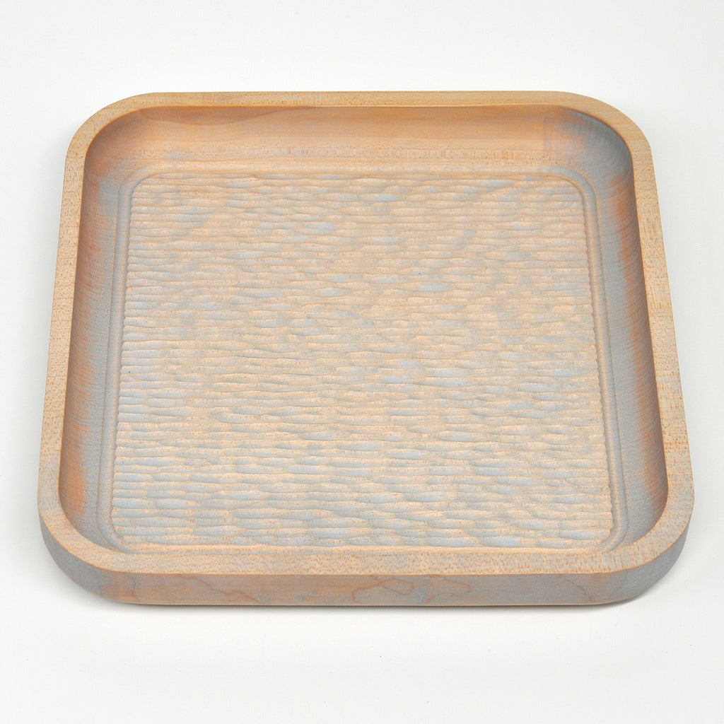 Holzschale Ahorn – Unikat aus Massivholz nordic blue