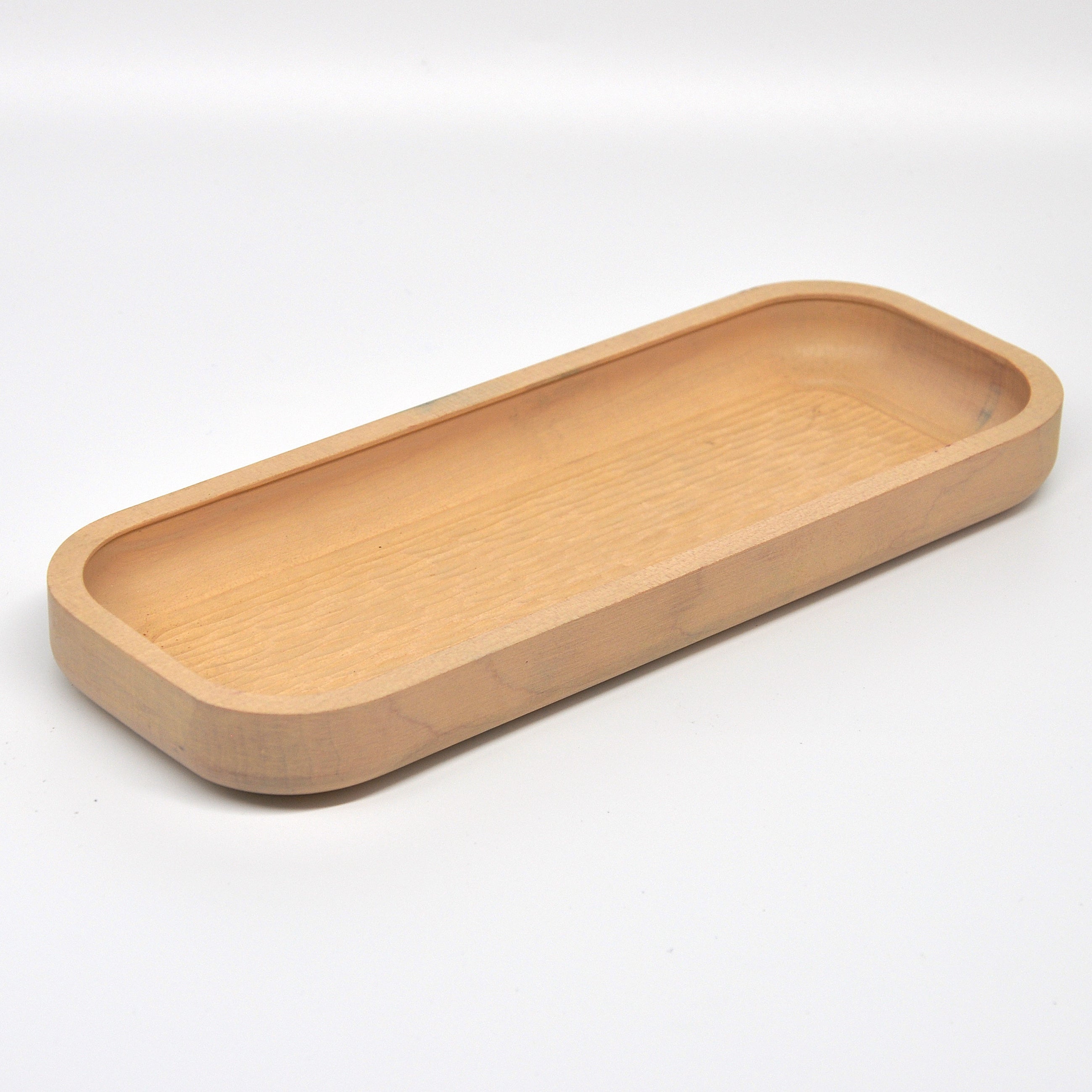 Holzschale Ahorn – Unikat aus Massivholz pine, 23 × 9 cm