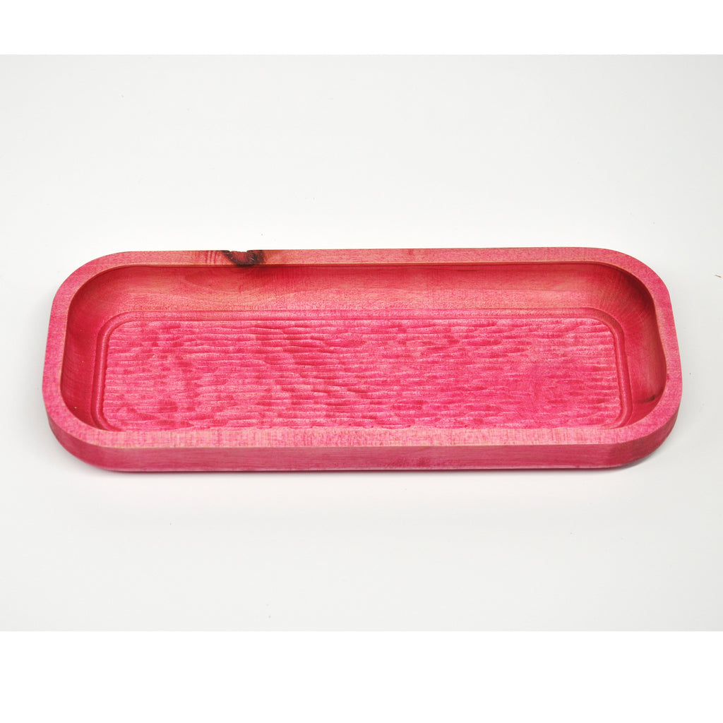 Holzschale Ahorn – Unikat aus Massivholz pink