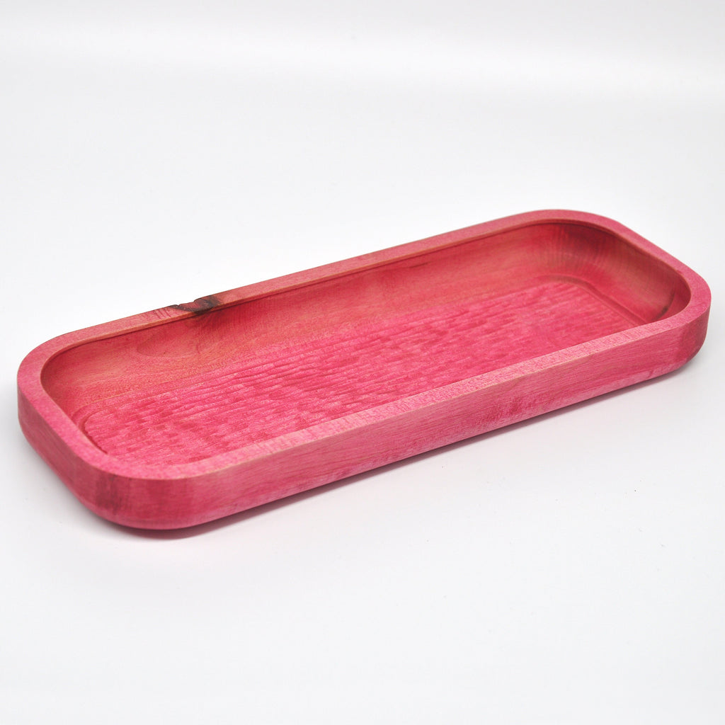 Holzschale Ahorn – Unikat aus Massivholz pink