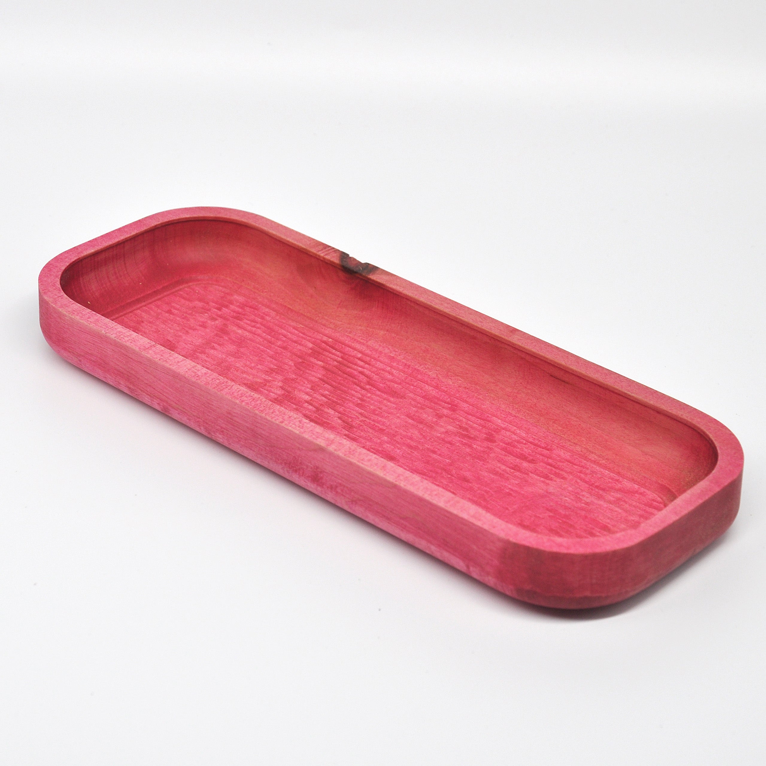 Holzschale Ahorn – Unikat aus Massivholz pink