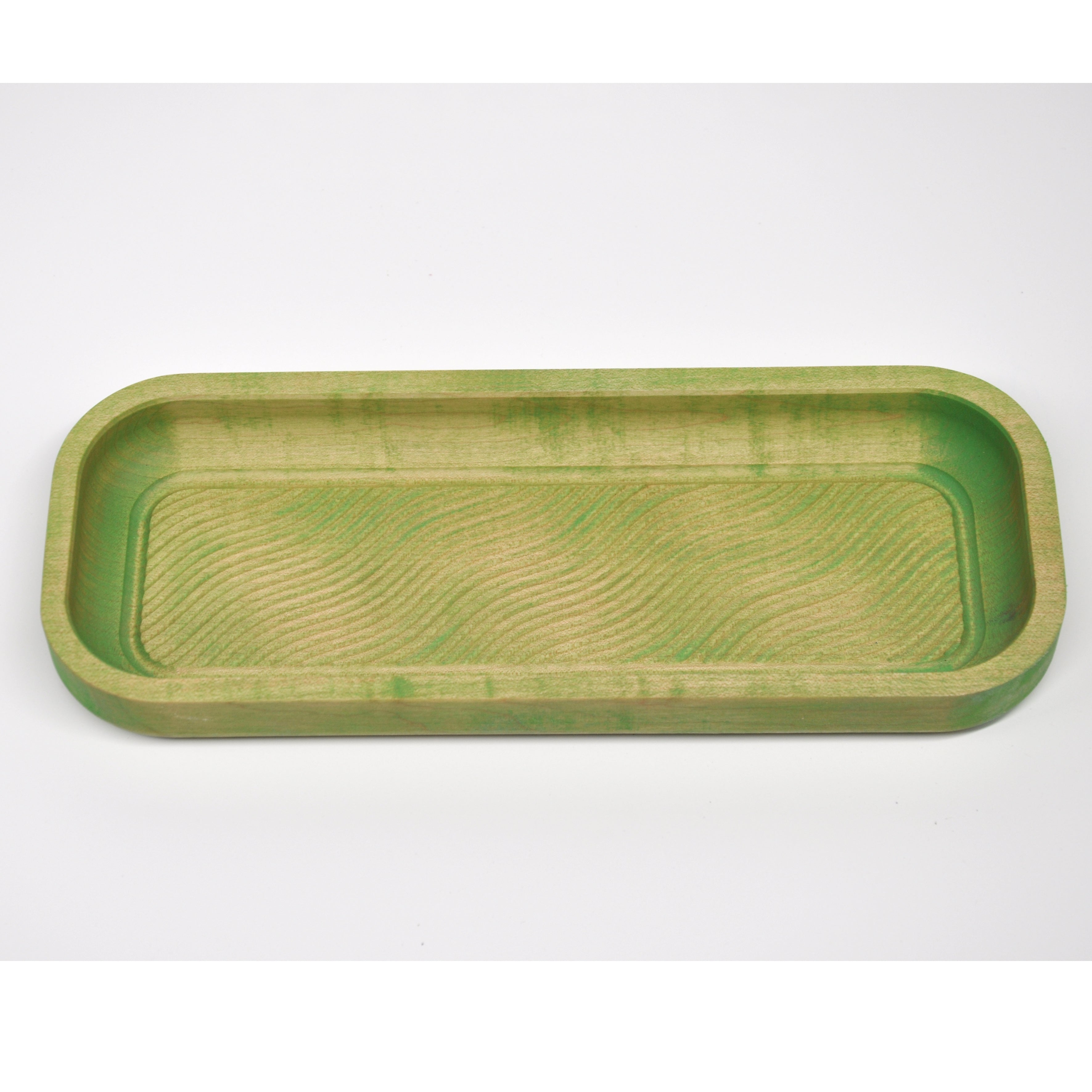 Holzschale Ahorn – Unikat aus Massivholz apple green