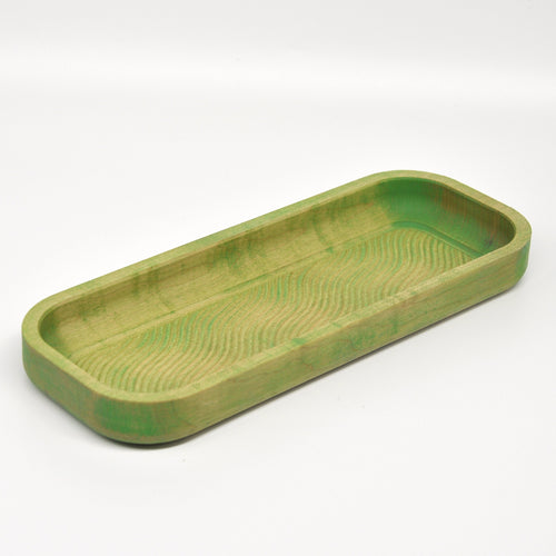 Holzschale Ahorn – Unikat aus Massivholz apple green
