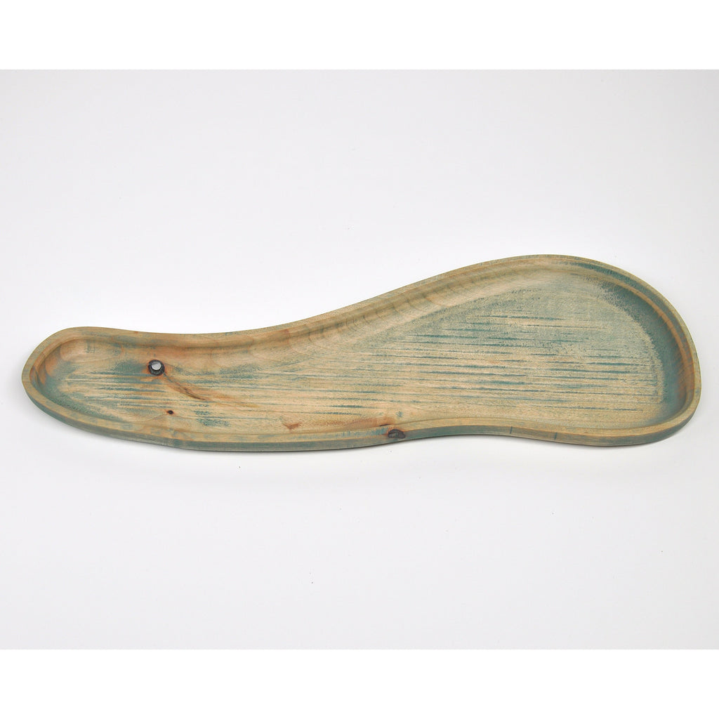 Holzschale Ahorn – Unikat aus Massivholz nordic green