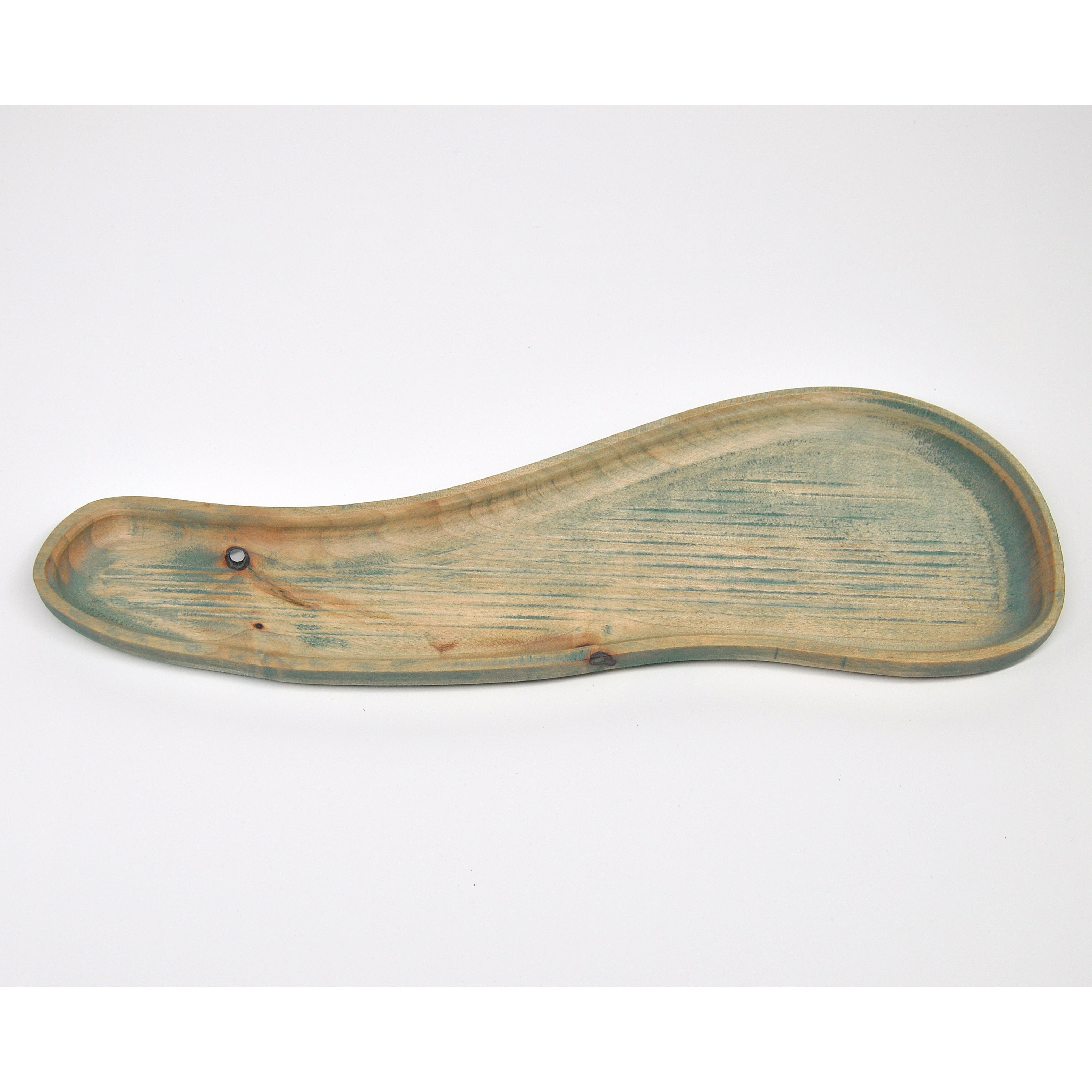 Holzschale Ahorn – Unikat aus Massivholz nordic green