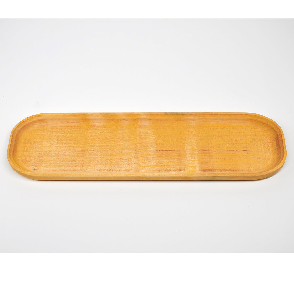 Holzschale Ahorn – Unikat aus Massivholz pine, 33 × 9 cm