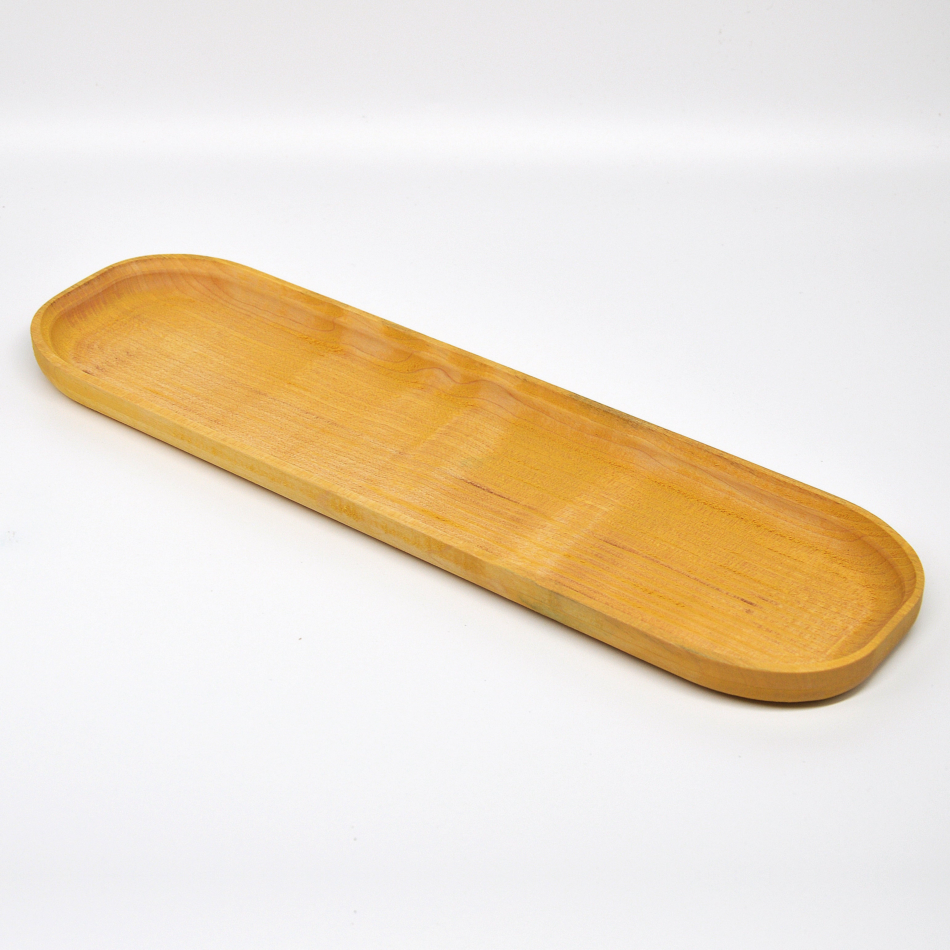 Holzschale Ahorn – Unikat aus Massivholz pine, 33 × 9 cm