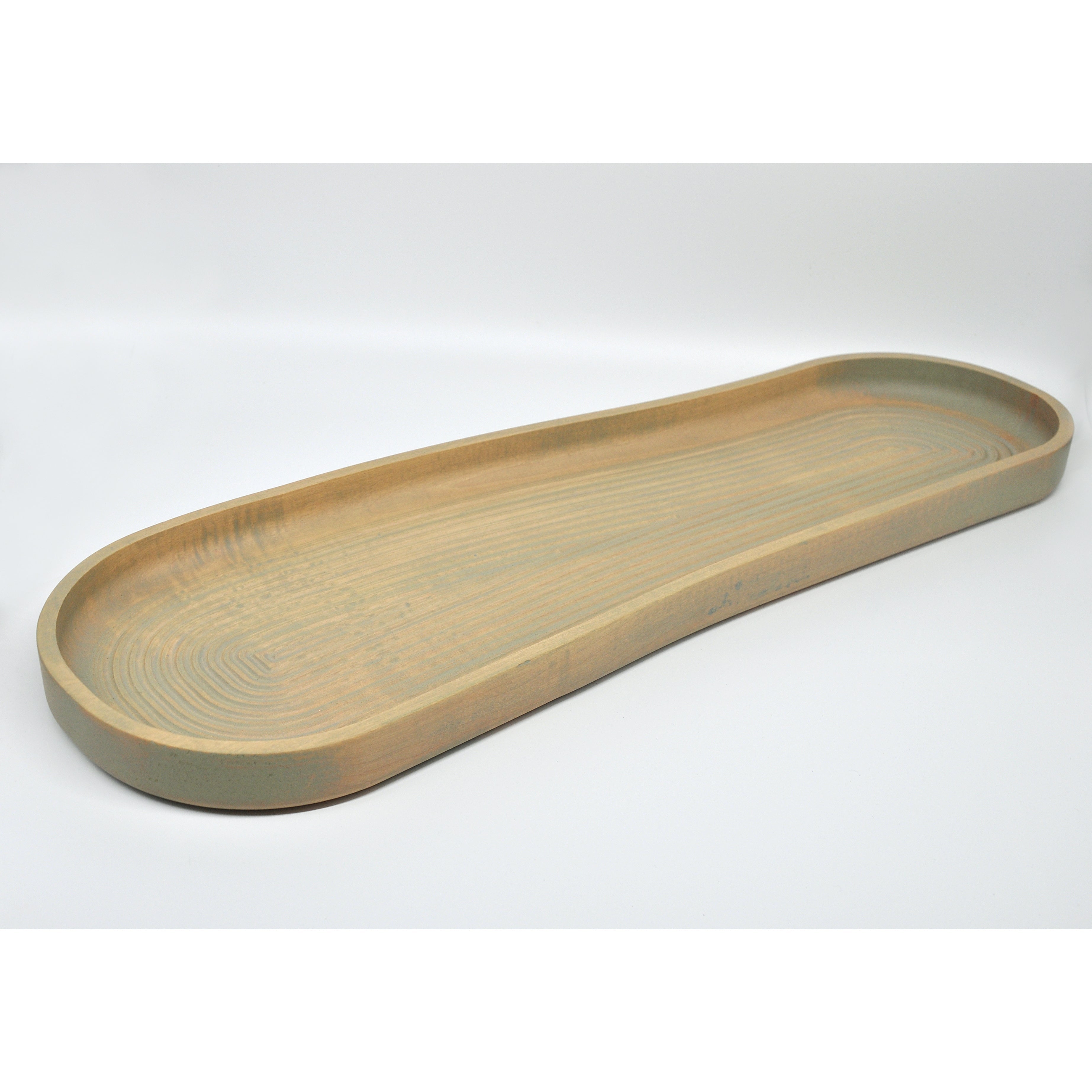 Holzschale Ahorn – Unikat aus Massivholz retro grey