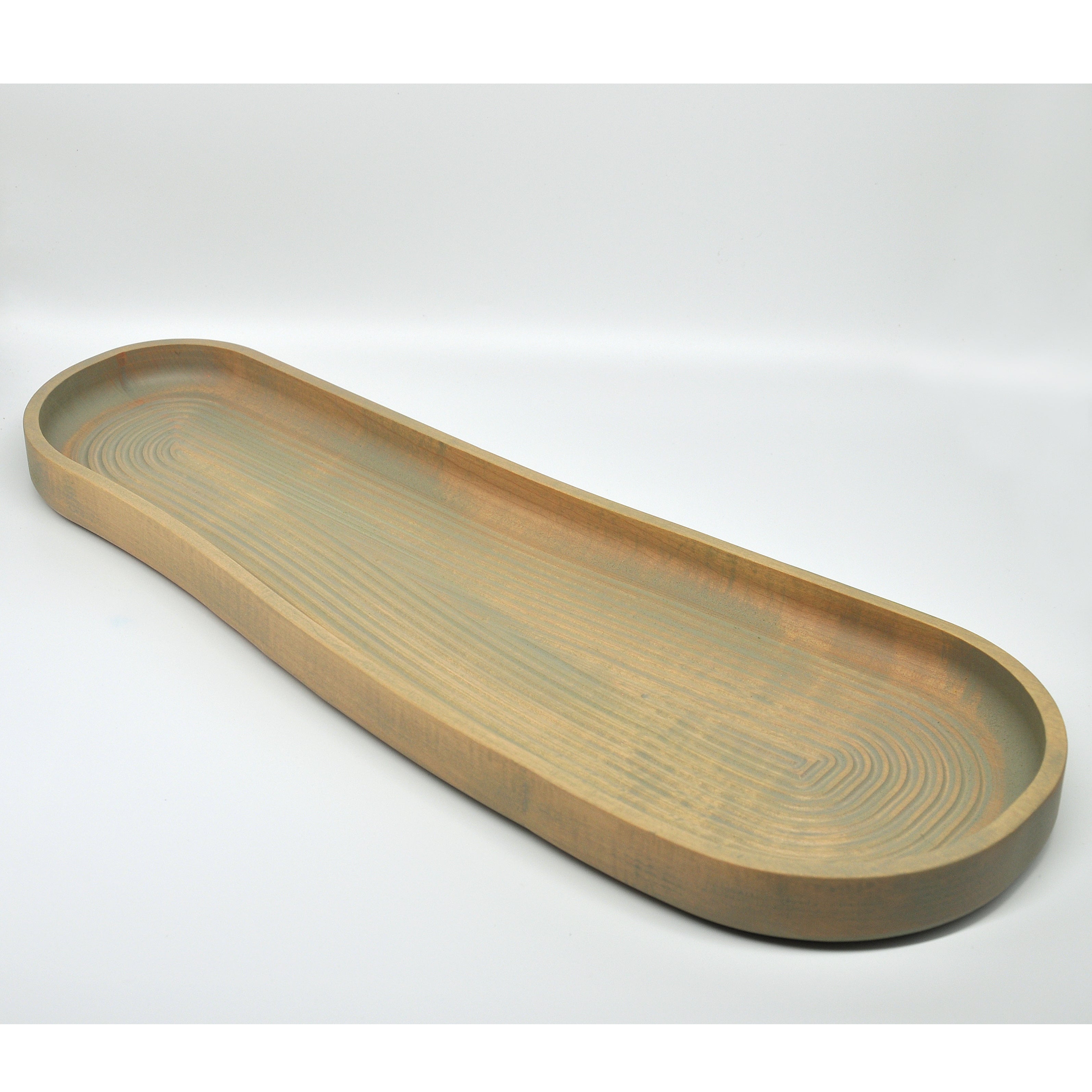 Holzschale Ahorn – Unikat aus Massivholz retro grey
