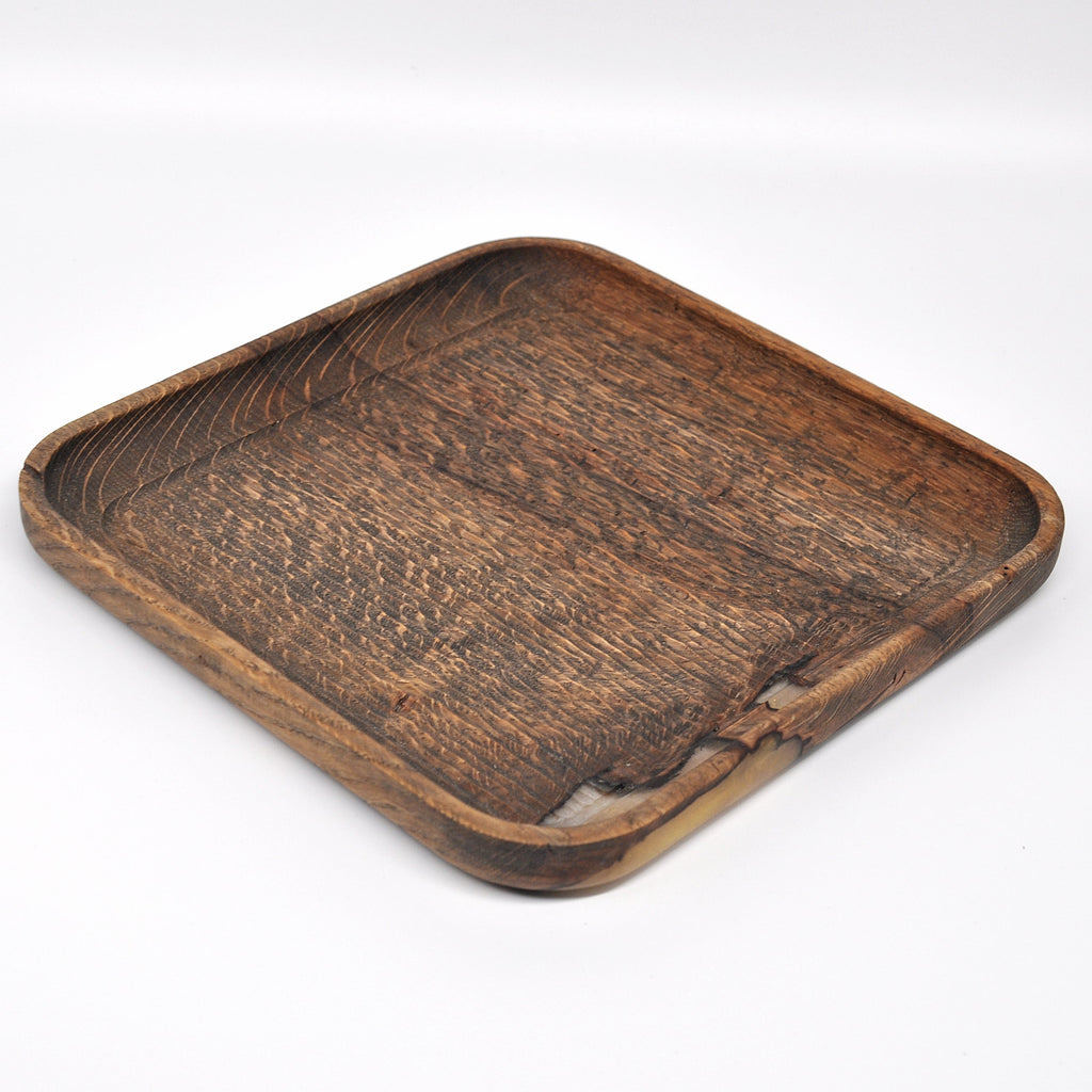 Holzschale Eiche – Unikat aus Massivholz retro old