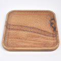 Holzschale Eiche – Unikat aus Massivholz natural oak, 22 × 22 cm II