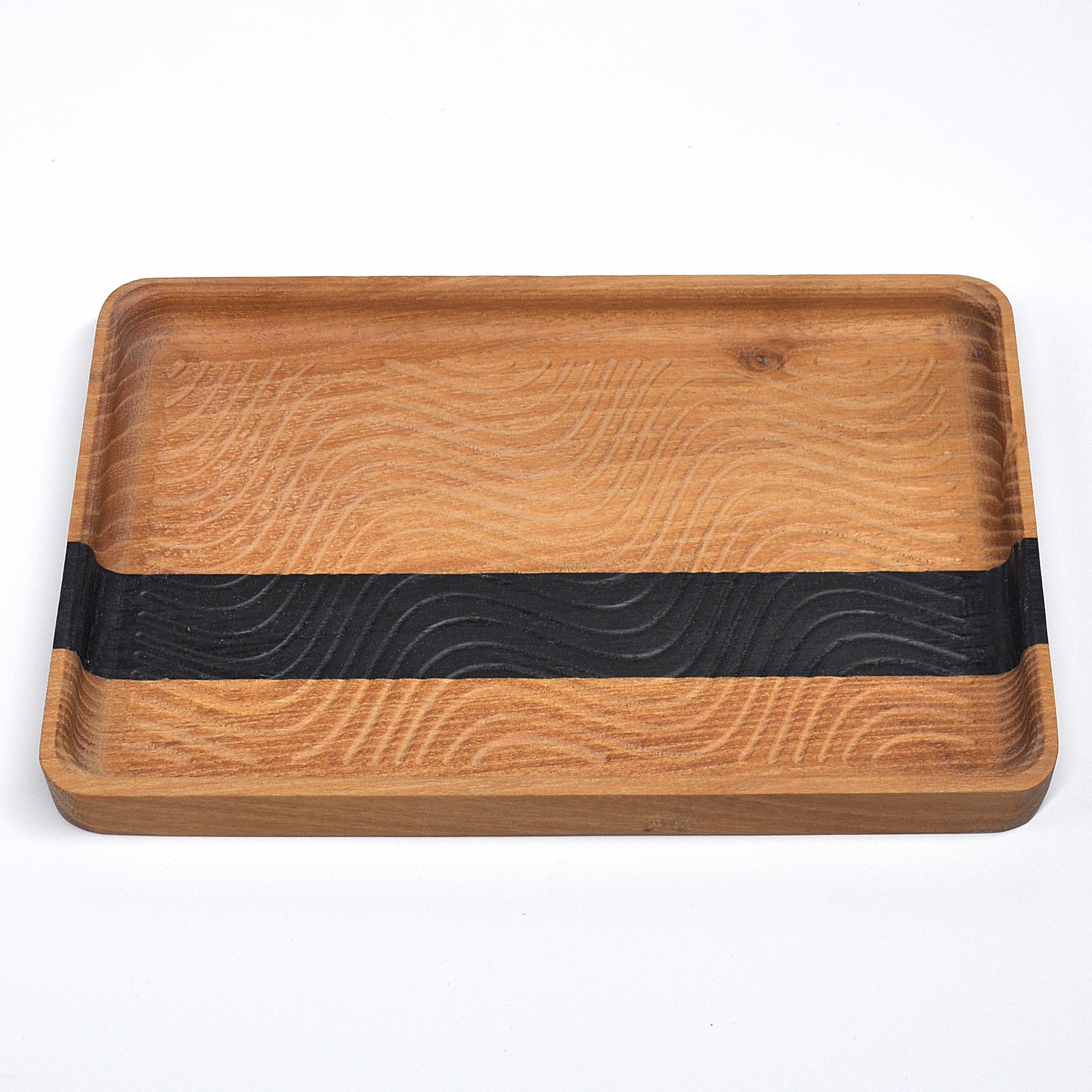 Holzschale Eiche – Unikat aus Massivholz sheen oark with moor oark line