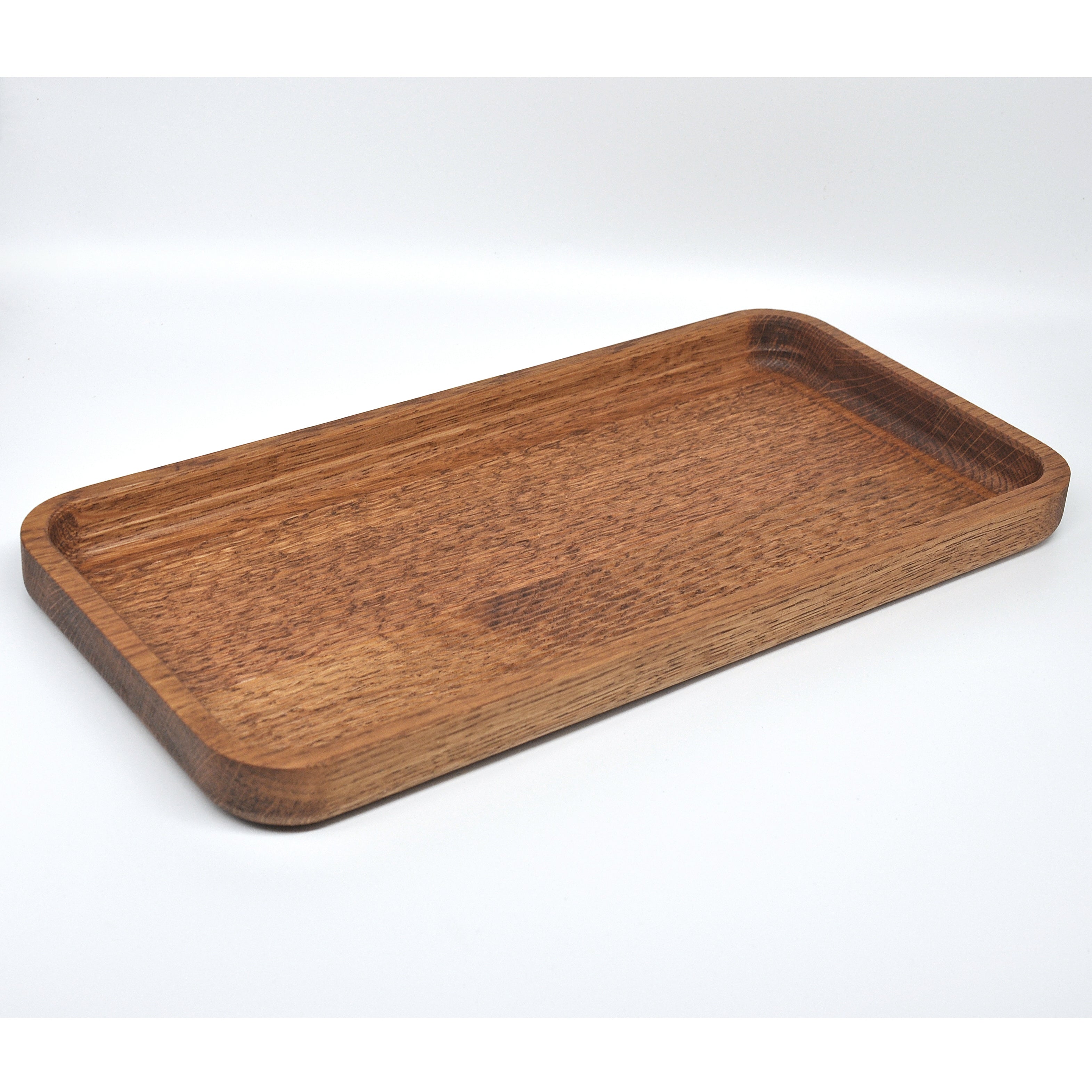 Holzschale Eiche – Unikat aus Massivholz old oark black line