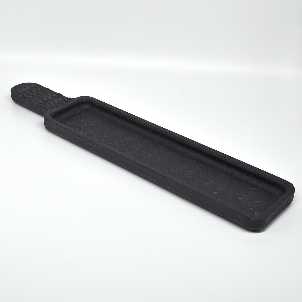 Holzschale Eiche – Unikat aus Massivholz deep black