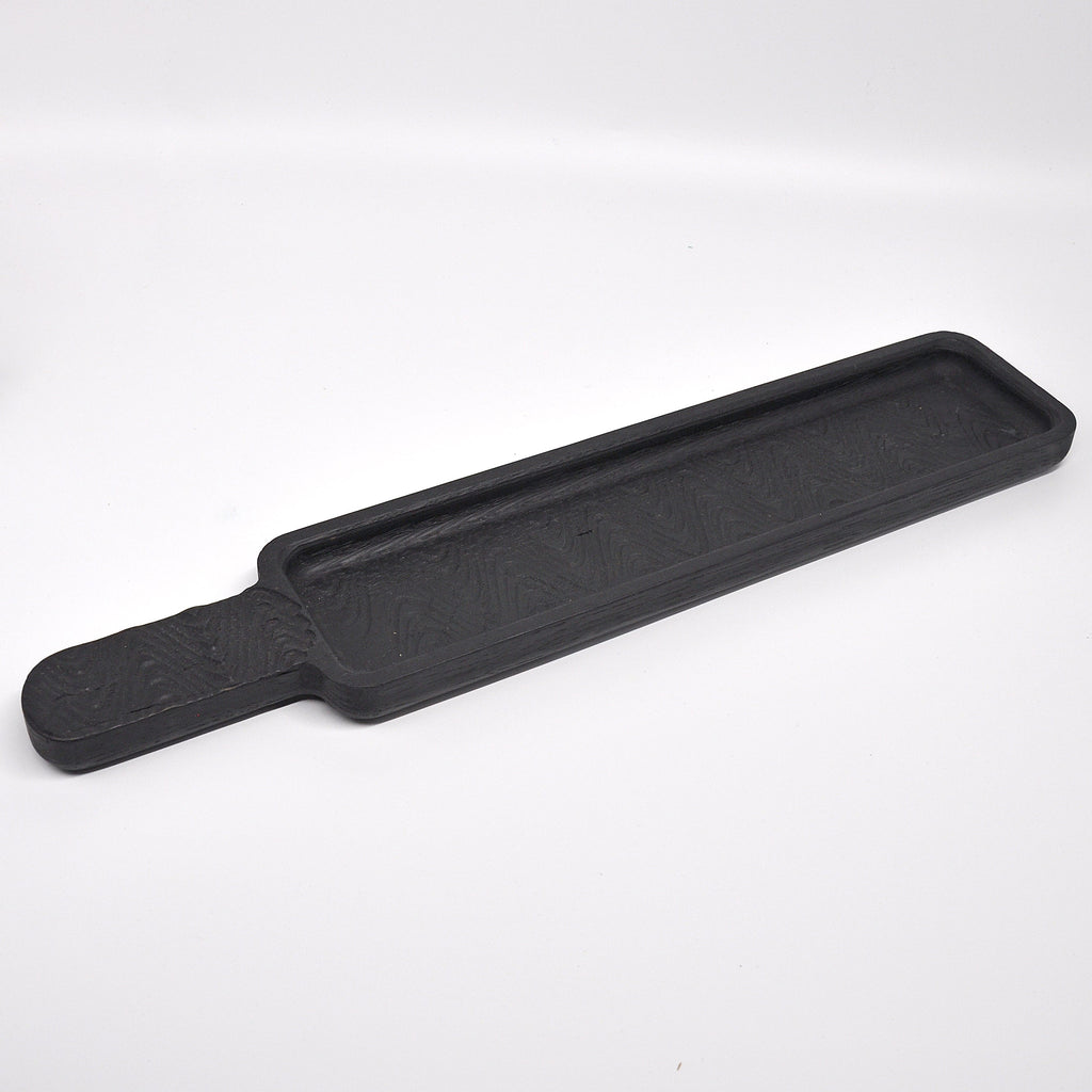Holzschale Eiche – Unikat aus Massivholz deep black