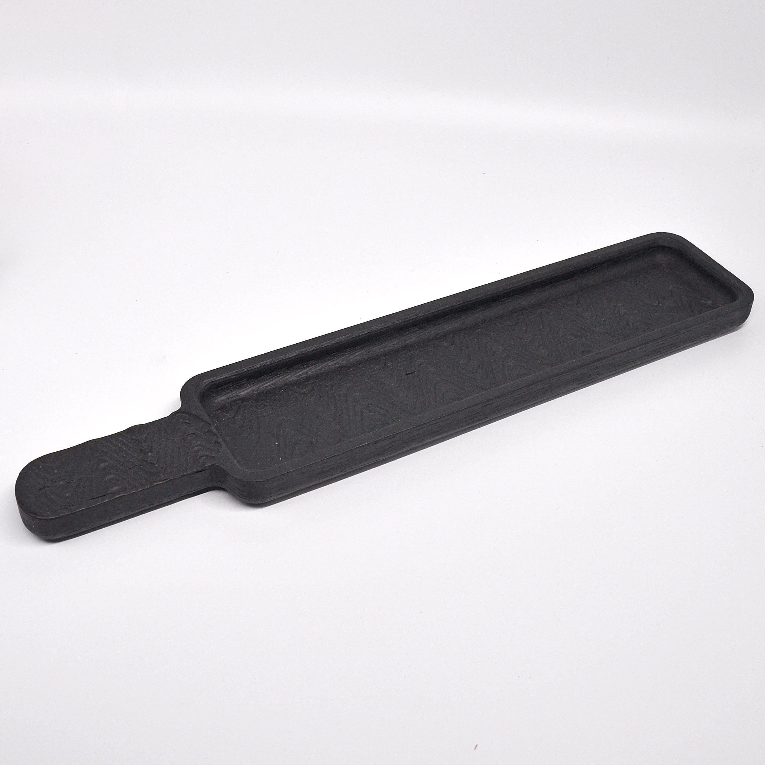 Holzschale Eiche – Unikat aus Massivholz deep black
