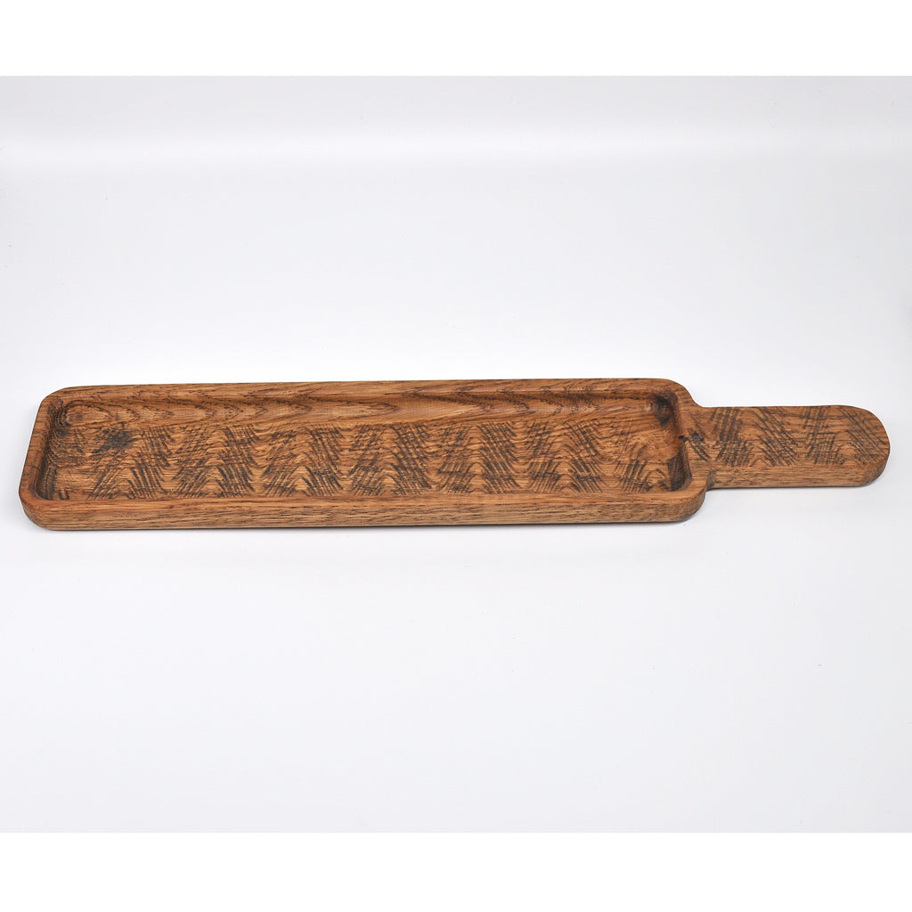 Holzschale Eiche – Unikat aus Massivholz sheen brown oark