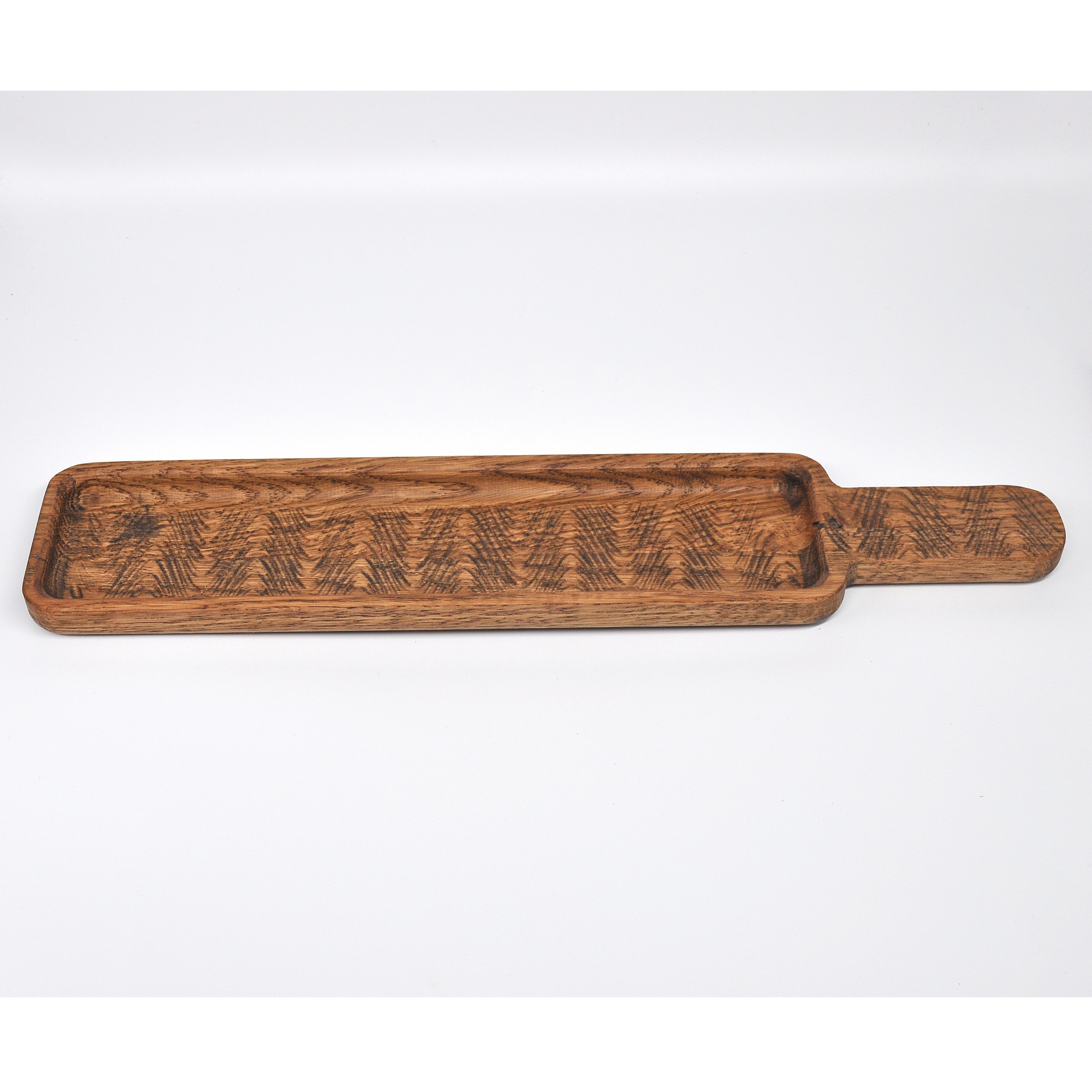 Holzschale Eiche – Unikat aus Massivholz sheen brown oark