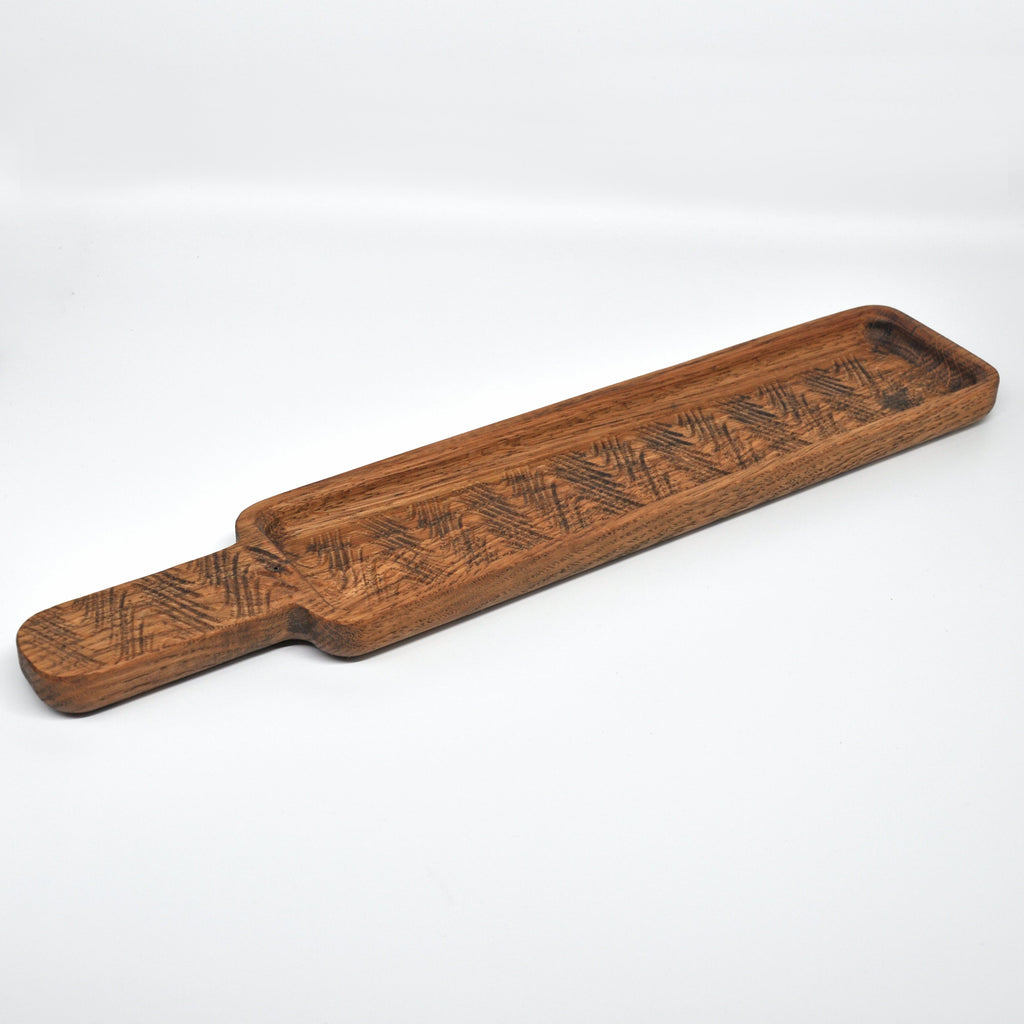 Holzschale Eiche – Unikat aus Massivholz sheen brown oark