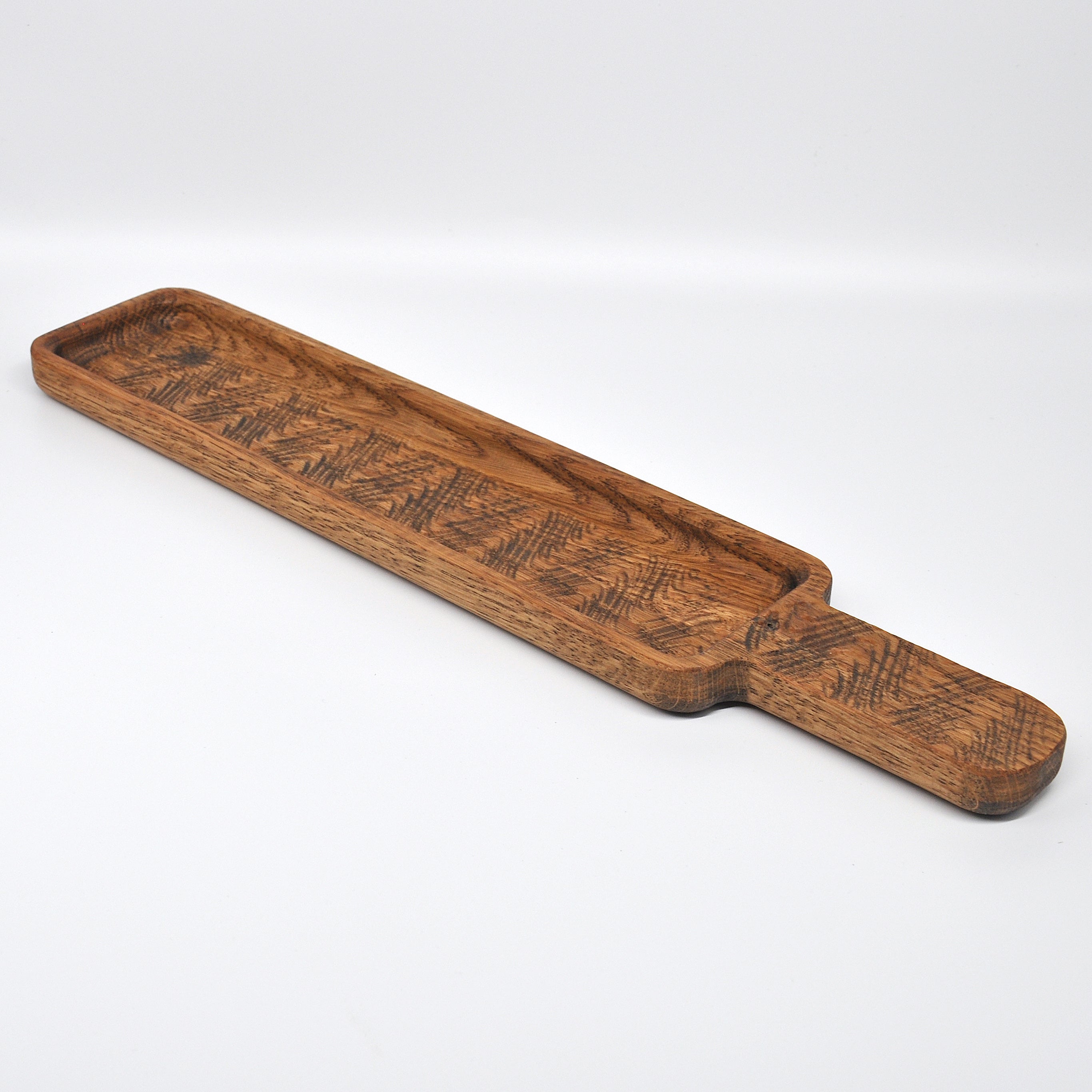 Holzschale Eiche – Unikat aus Massivholz sheen brown oark