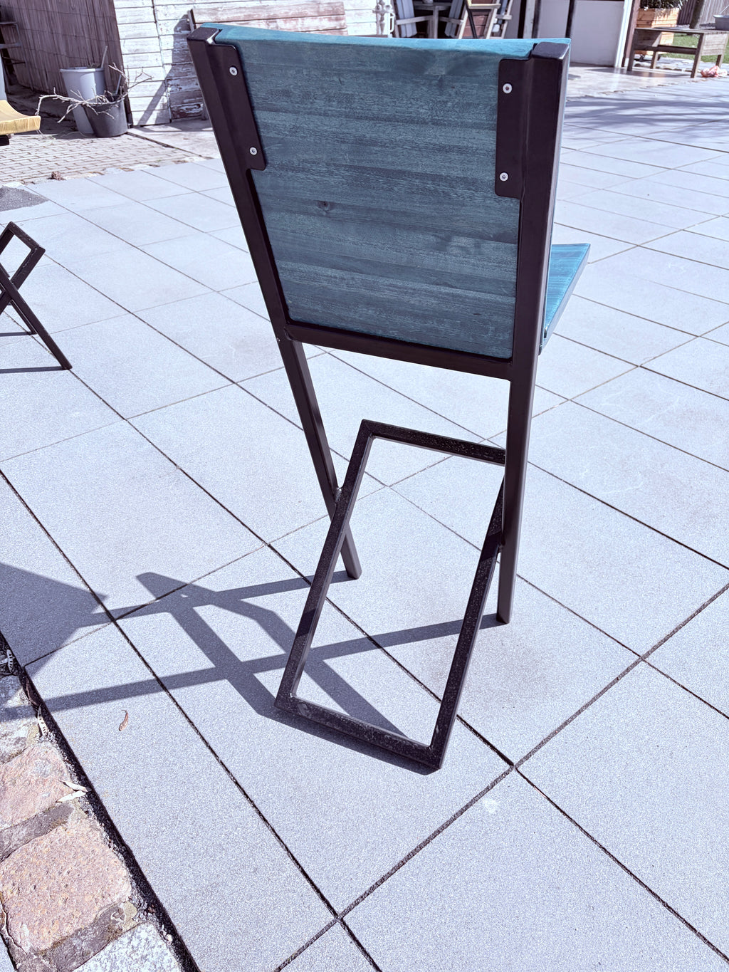 Barhocker für den Aussenbereich blau shean blue