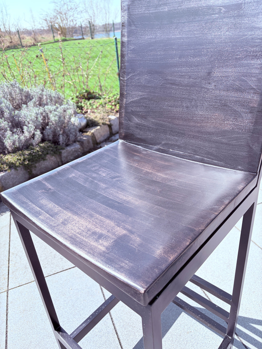 Barhocker für den Aussenbereich black