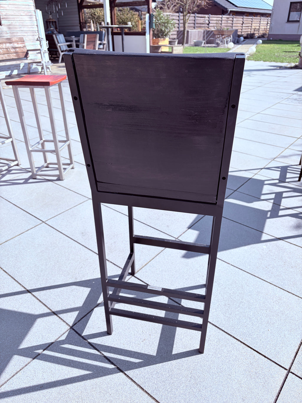Barhocker für den Aussenbereich black