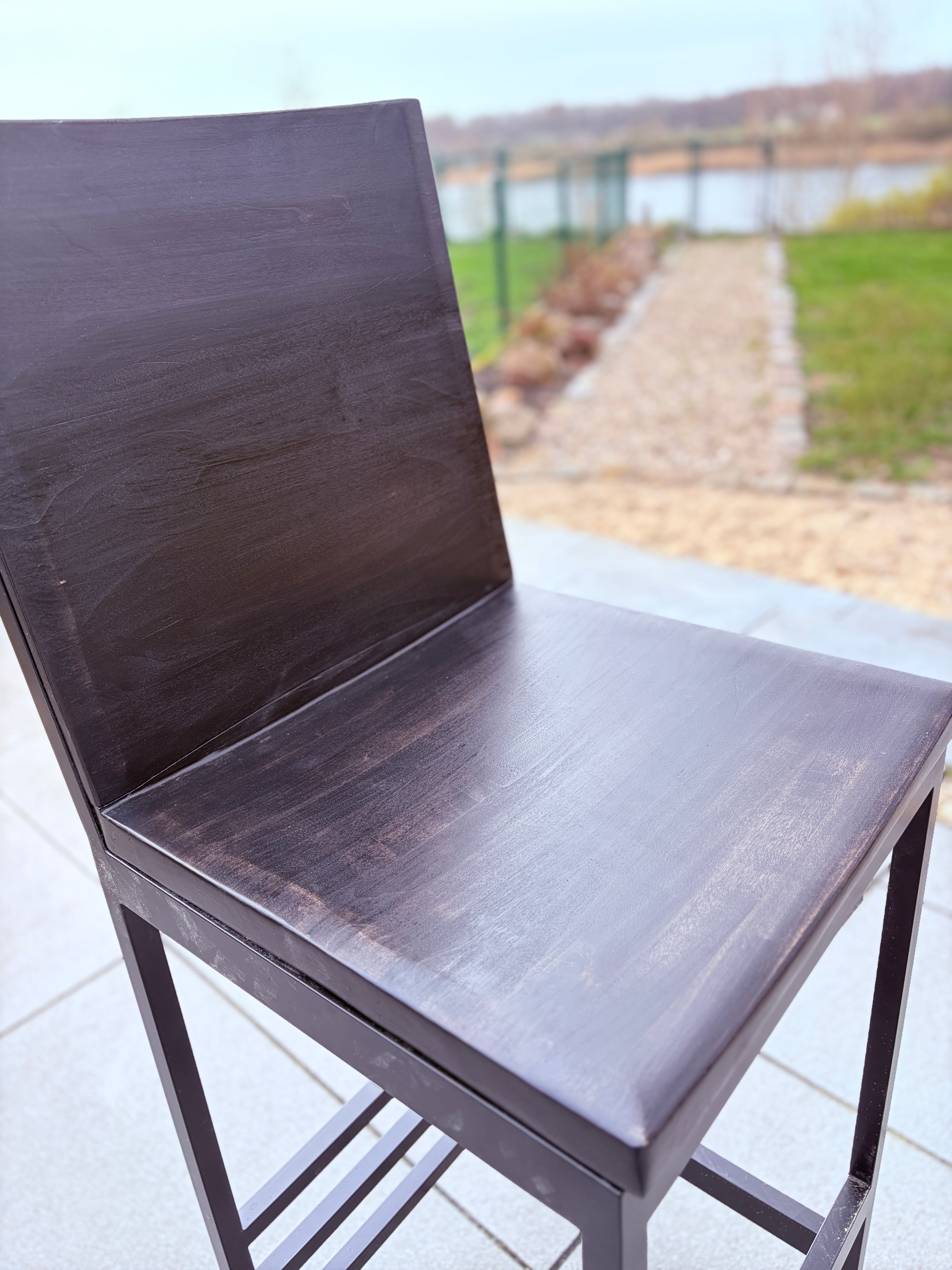 Barhocker für den Aussenbereich black