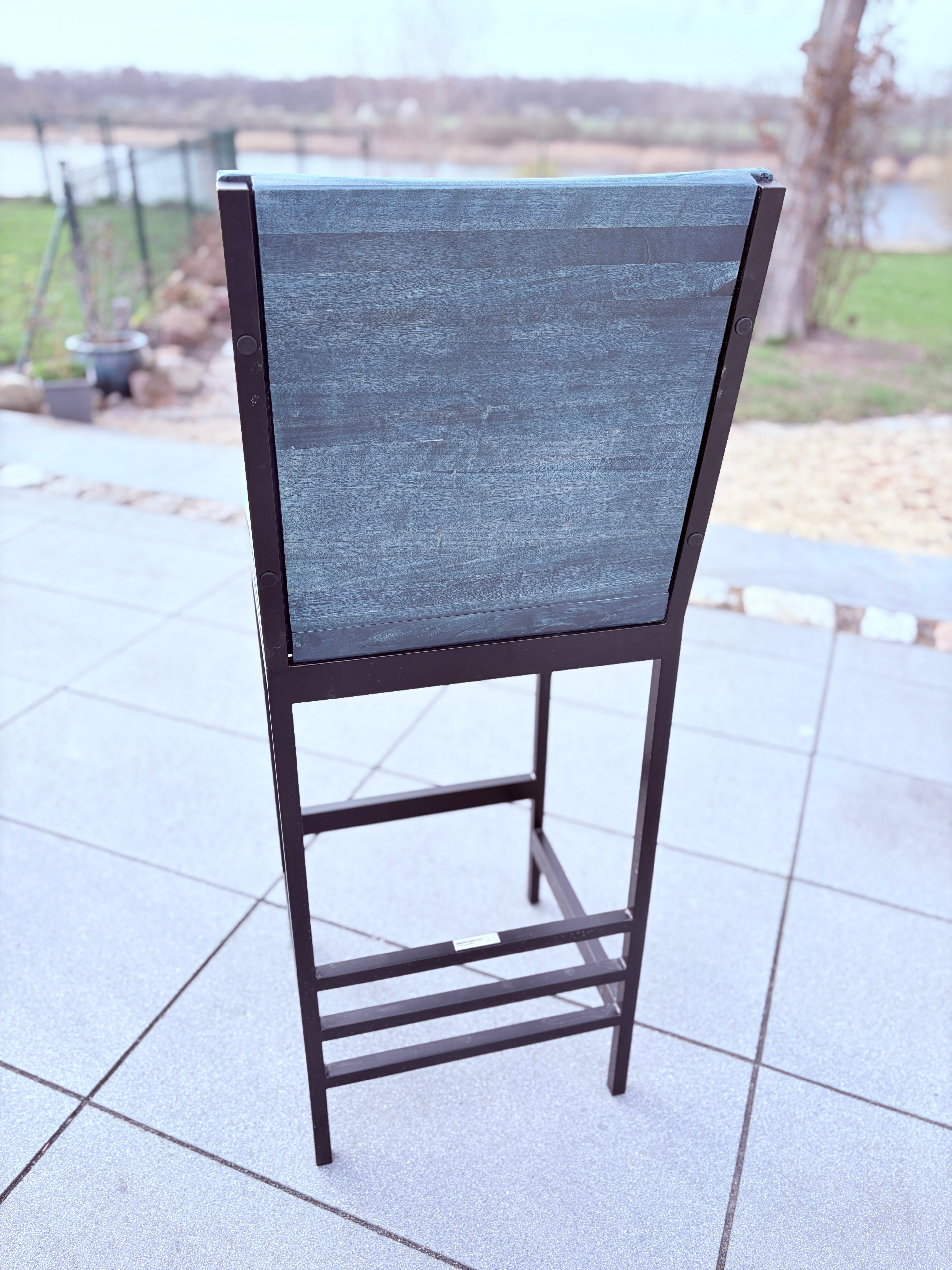 Barhocker für den Aussenbereich Jeans Blau