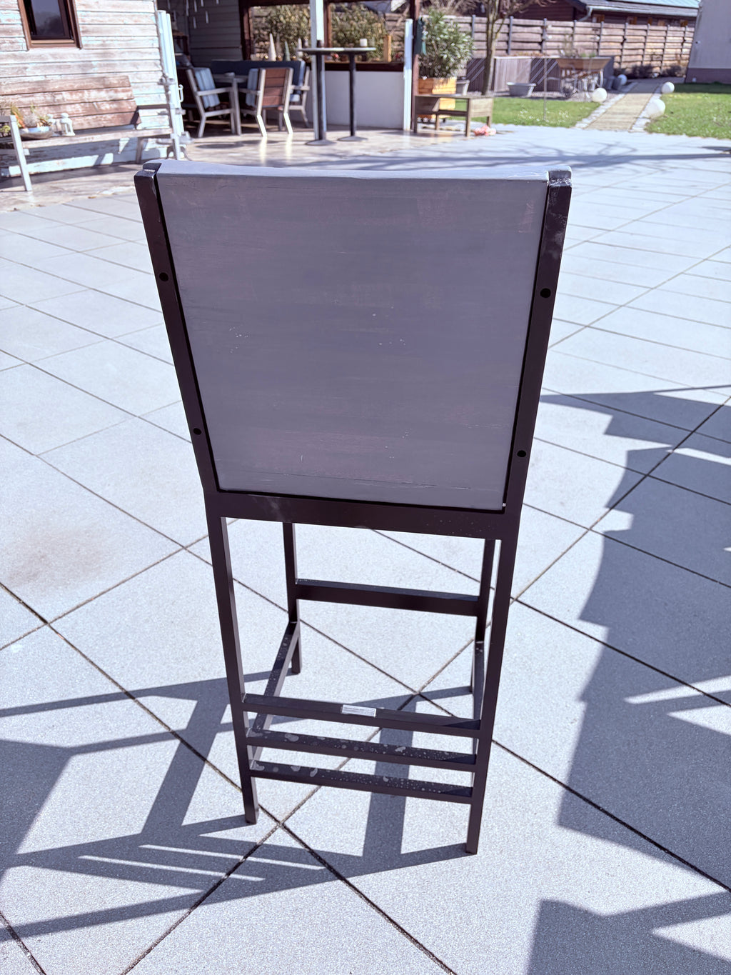 Barhocker für den Aussenbereich SilverGrey