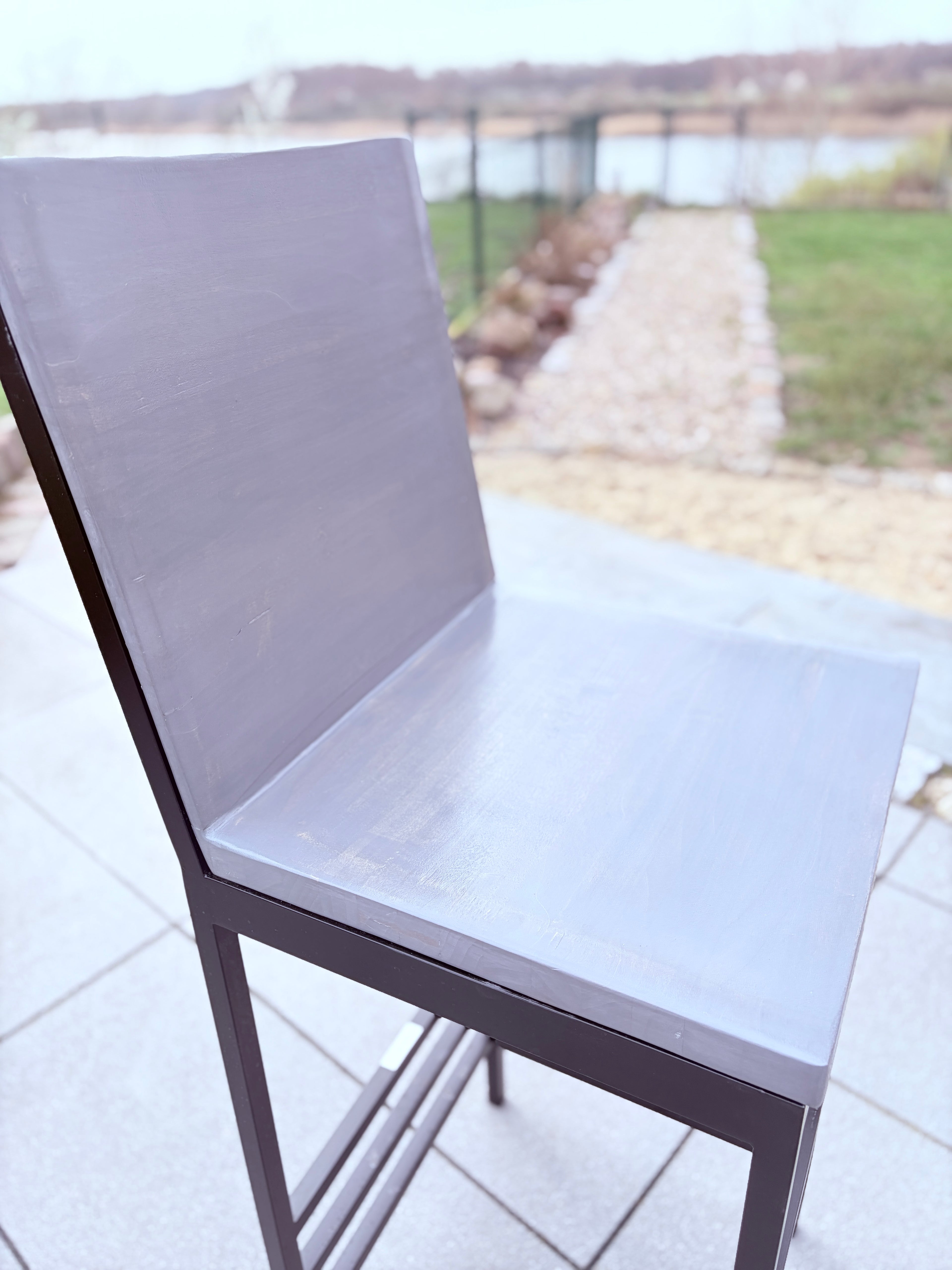 Barhocker für den Aussenbereich SilverGrey