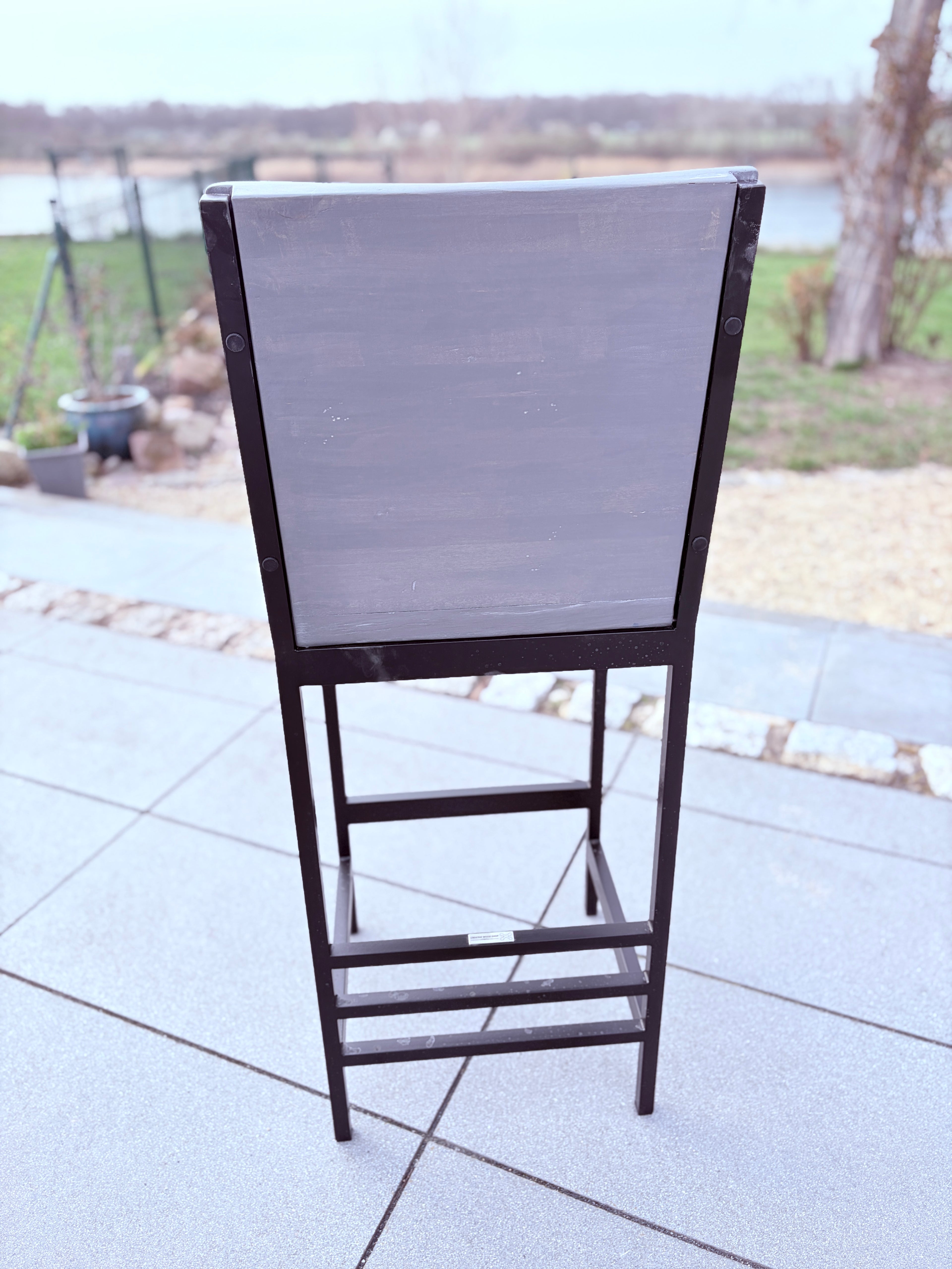 Barhocker für den Aussenbereich SilverGrey