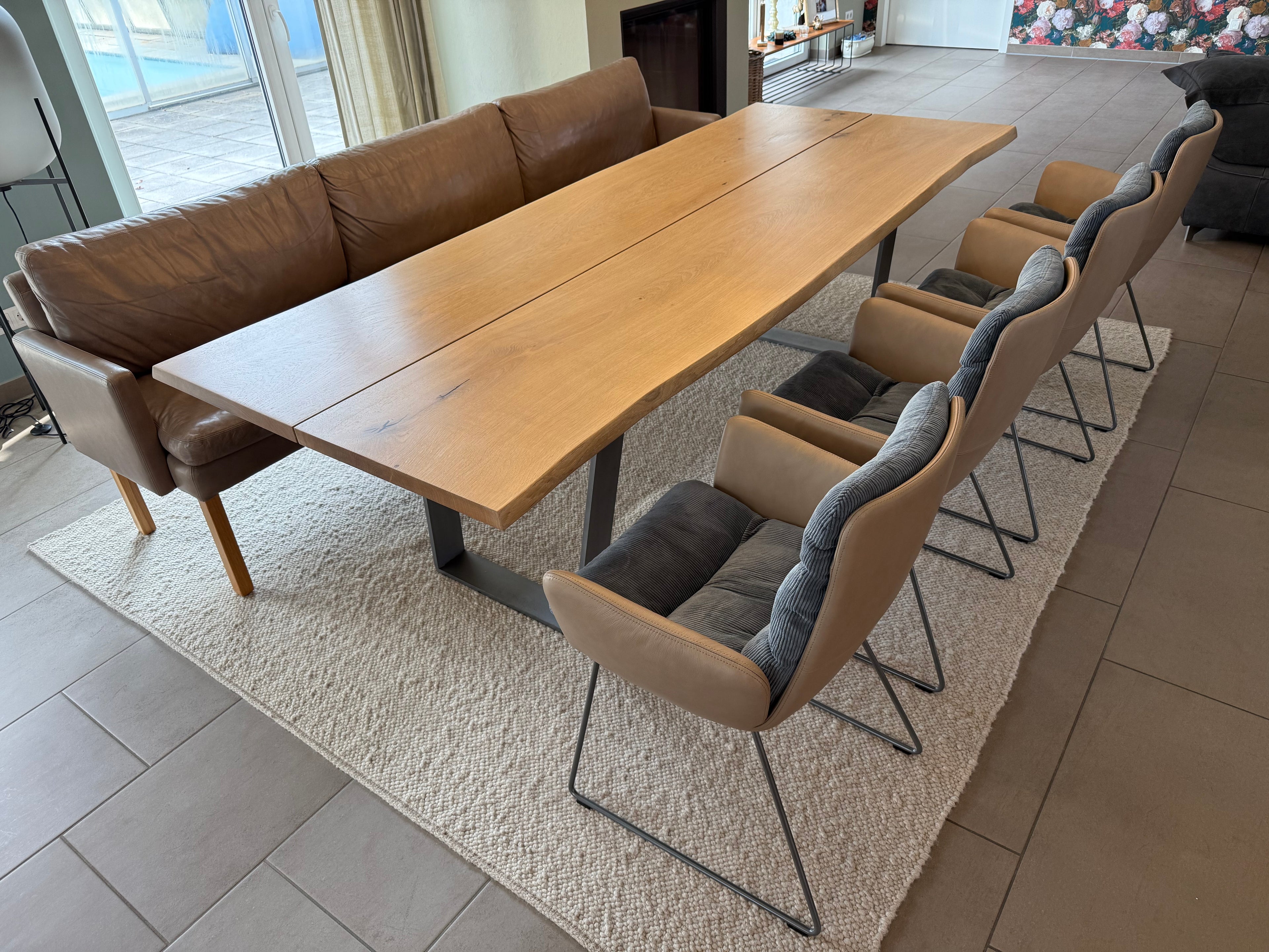 Esstische Eiche für 8 Personen