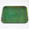 Holzschale Rubinie – Unikat aus Massivholz crazy green
